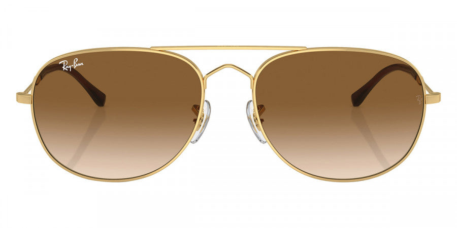 RAY-BAN SUNGLASSES BAIN BRIDGE - RB3735 001/51 57 - Gold