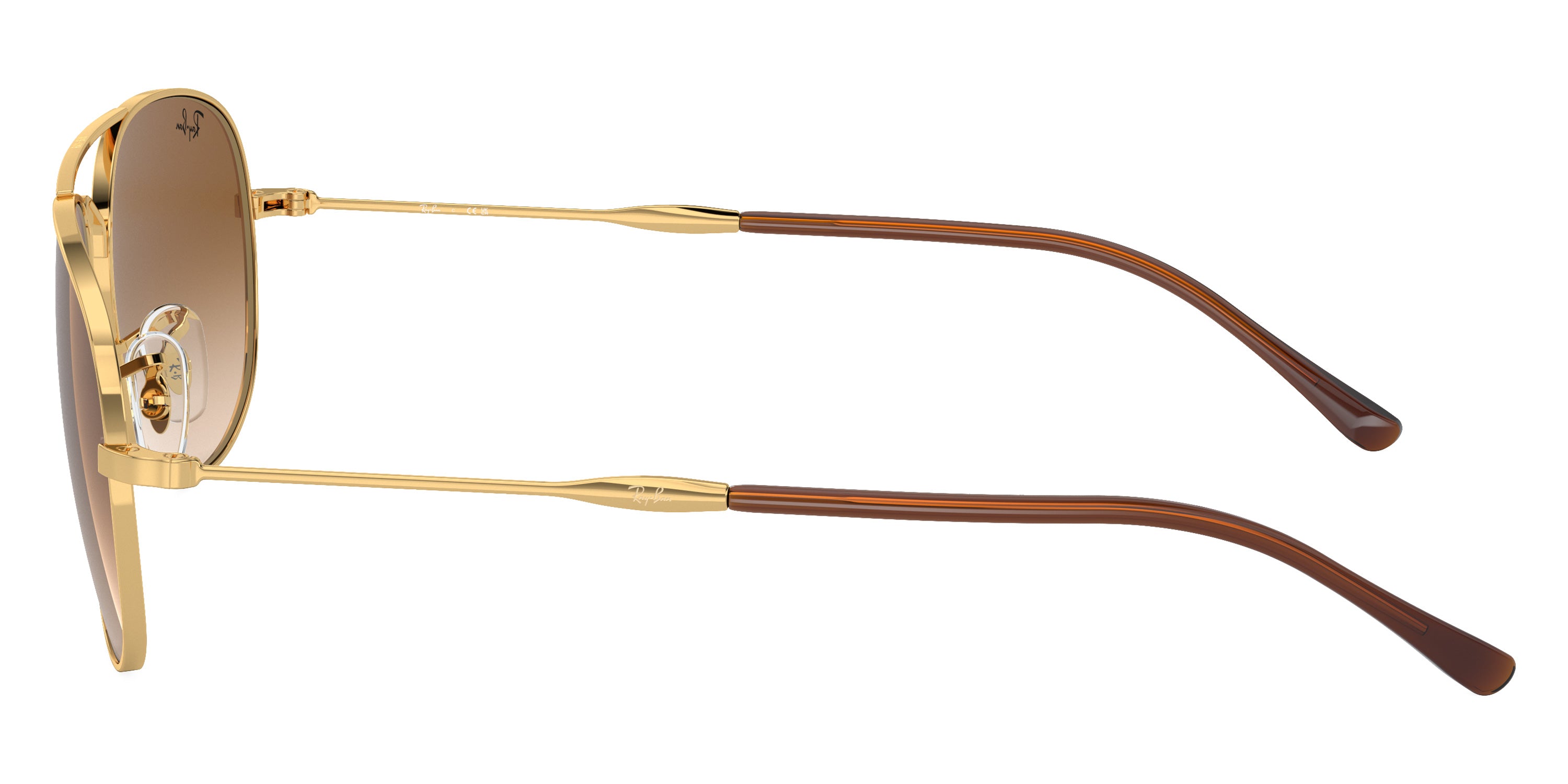 RAY-BAN SUNGLASSES BAIN BRIDGE - RB3735 001/51 57 - Gold