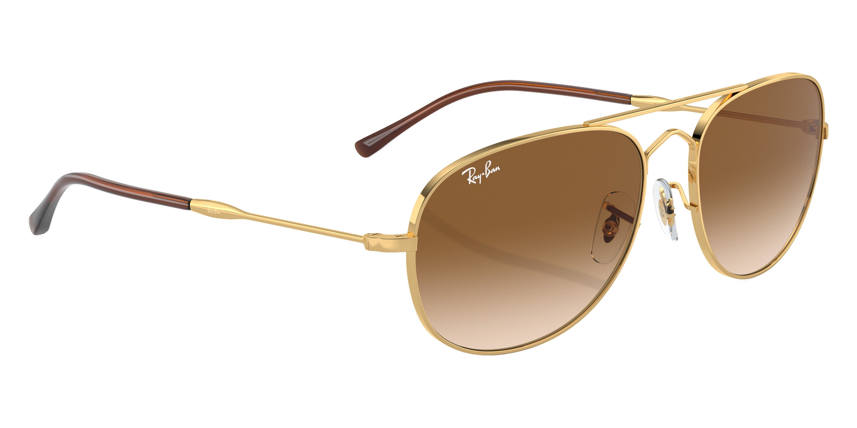 RAY-BAN SUNGLASSES BAIN BRIDGE - RB3735 001/51 57 - Gold