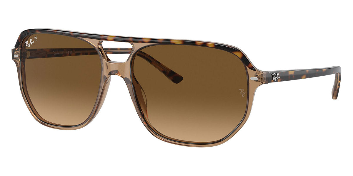 RAY-BAN SUNGLASSES BILL ONE - RB2205 1292M2 60 - Havana on Transparent Brown
