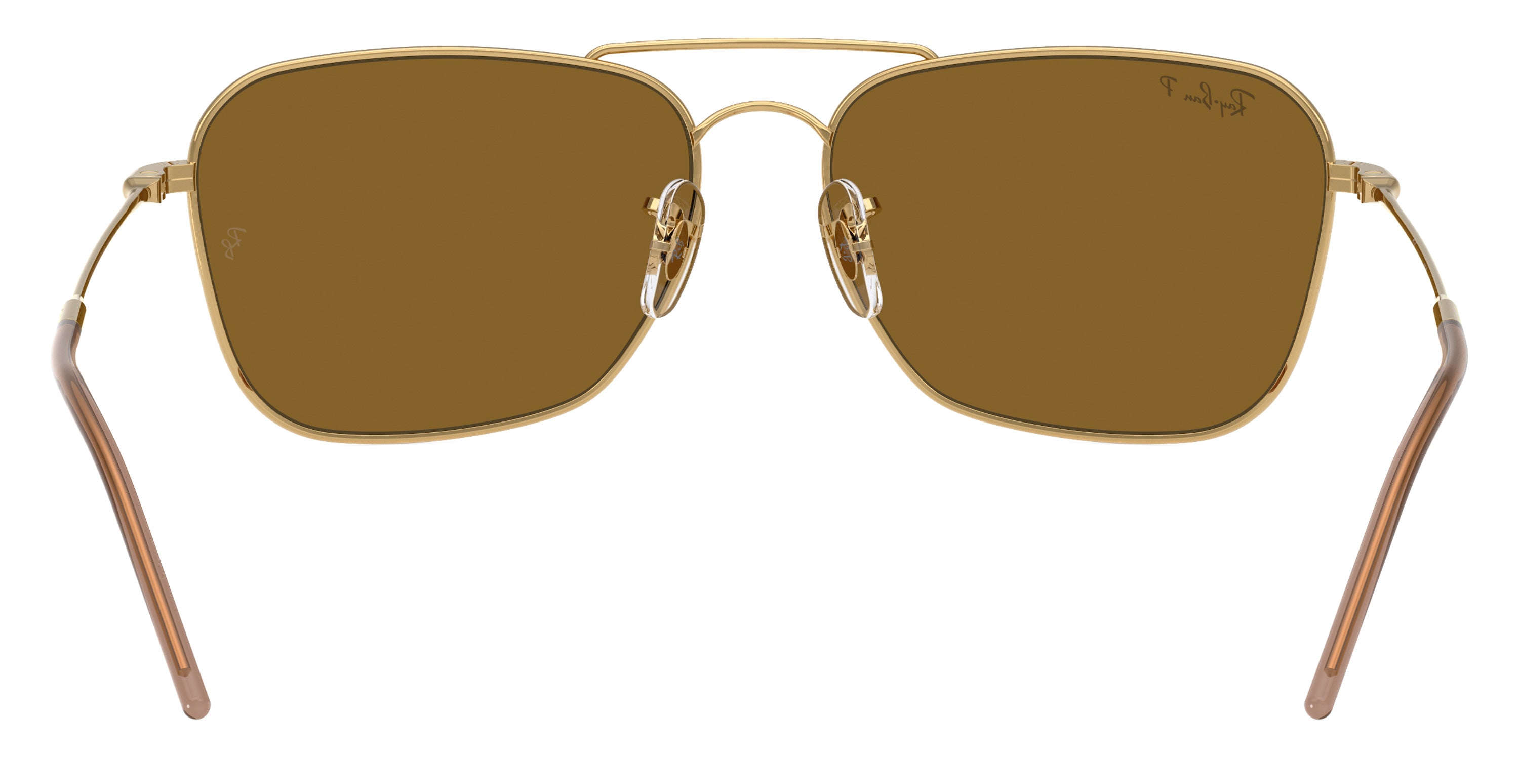 RAY-BAN SUNGLASSES CARAVAN REVERSE - RBR0102S 001/83 58 - Arista Gold