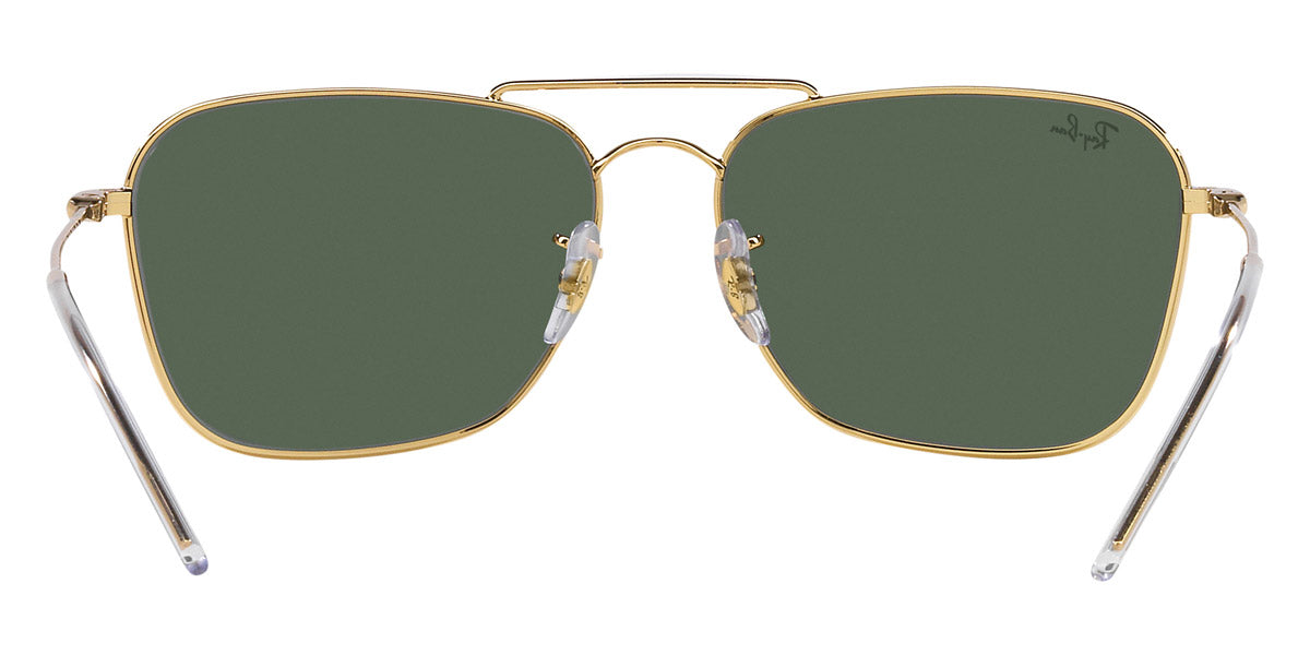 RAY-BAN SUNGLASSES CARAVAN REVERSE - RBR0102S 001/VR 61 - Arista Gold