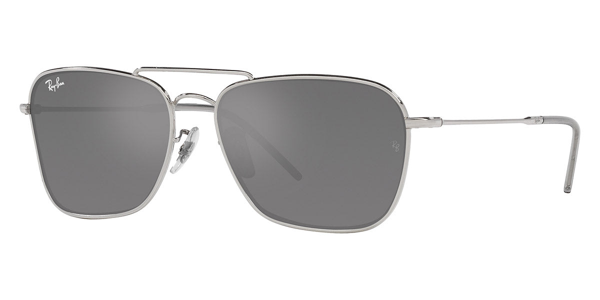 RAY-BAN SUNGLASSES CARAVAN REVERSE - RBR0102S 003/GS 58 Silver