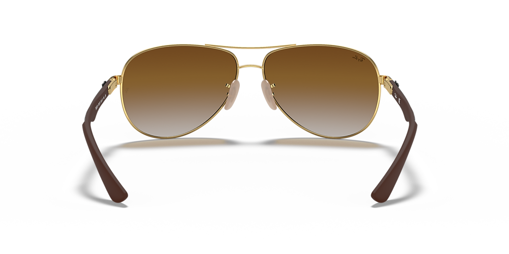 RAY-BAN SUNGLASSES CARBON FIBRE - RB8313 001/51 61