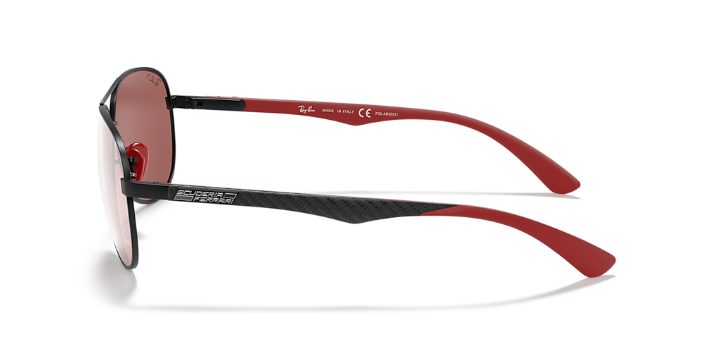RAY-BAN SUNGLASSES CARBON FIBRE SCUDERIA FERRARI - RB8313M F002H2 61