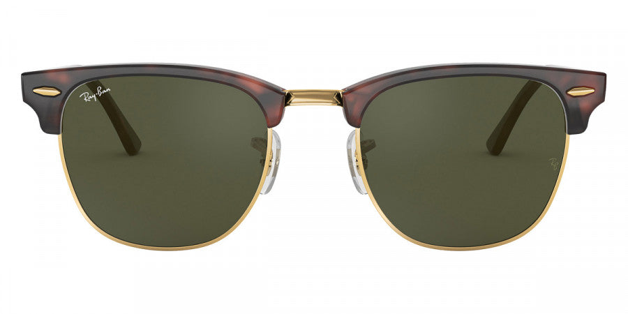 RAY-BAN SUNGLASSES CLUBMASTER - RB3016 W0366 55 - Tortoise on Gold