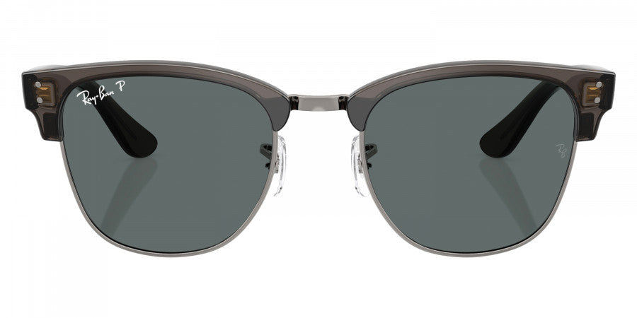 RAY-BAN SUNGLASSES CLUBMASTER REVERSE - RBR0504S 670781 51 - Transparent Dark Gray on Gunmetal