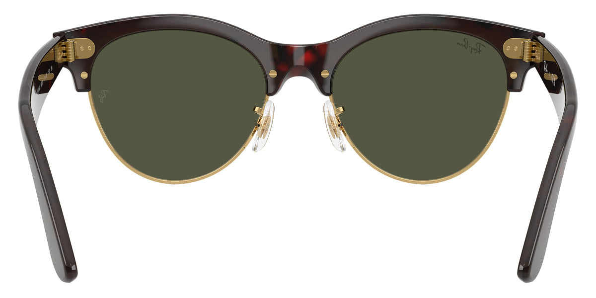 RAY-BAN SUNGLASSES CLUBMASTER WAY - RB2341 990/31 51 - Red Havana on Gold