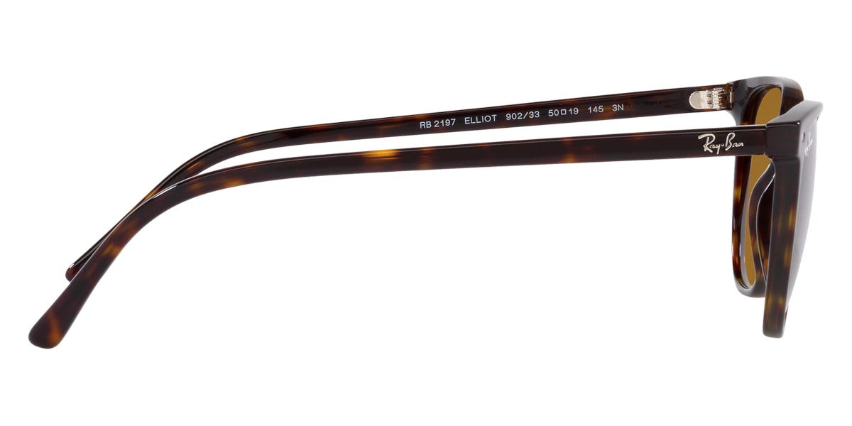 RAY-BAN SUNGLASSES ELLIOT - RB2197 902/33 52 - Havana