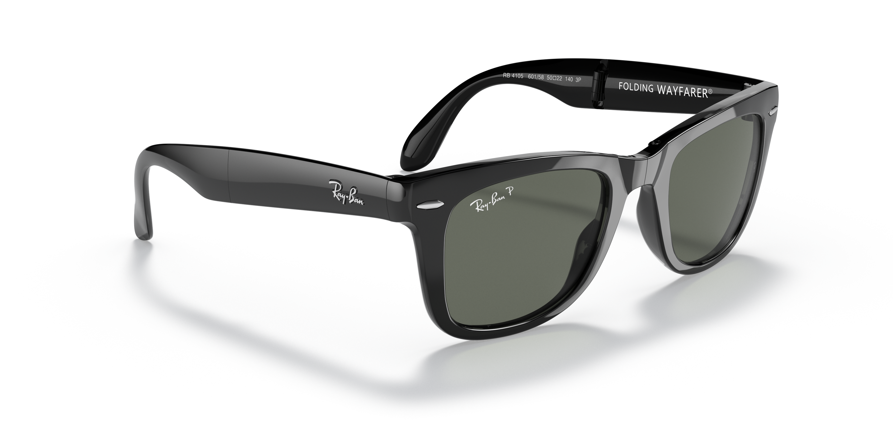 RAY-BAN SUNGLASSES FOLDING WAYFARER - RB4105 601/58 54