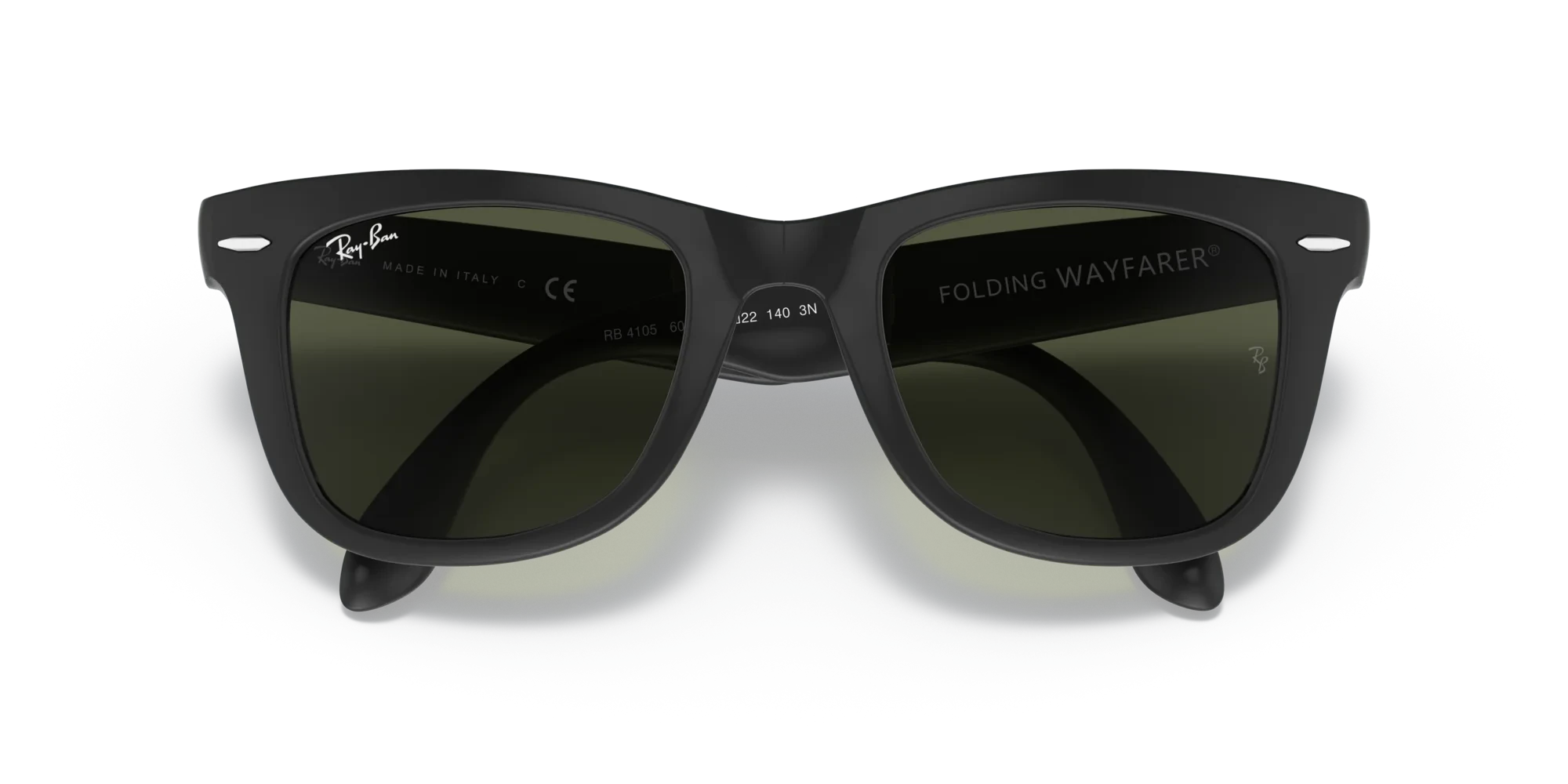 RAY-BAN SUNGLASSES FOLDING WAYFARER - RB4105 601S 50