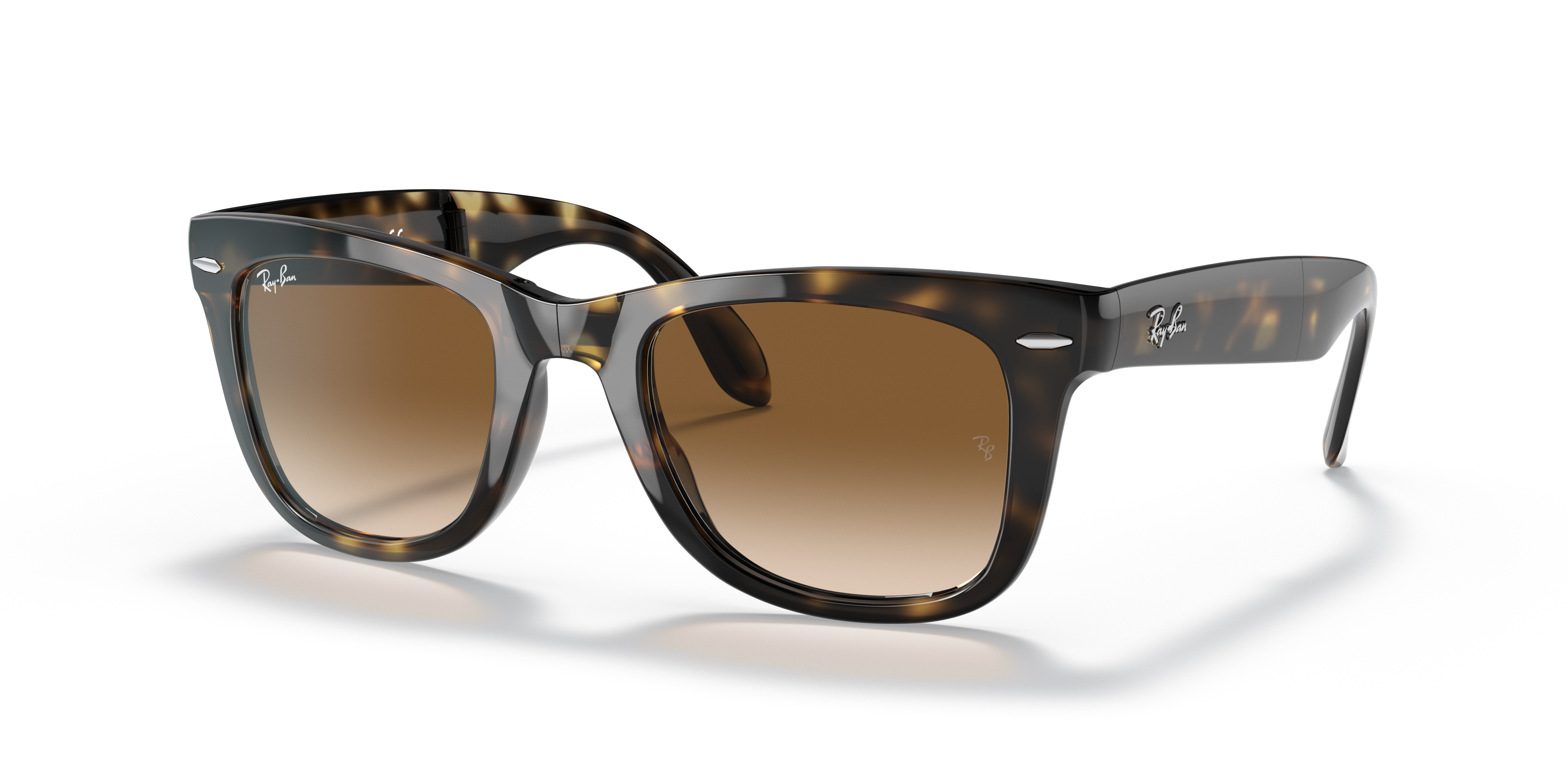 RAY-BAN SUNGLASSES FOLDING WAYFARER - RB4105 710/51 50