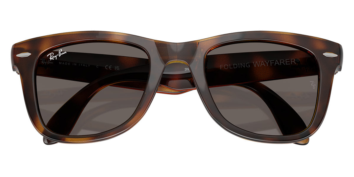RAY-BAN SUNGLASSES FOLDING WAYFARER - RB4105 710/B1 50 - Havana