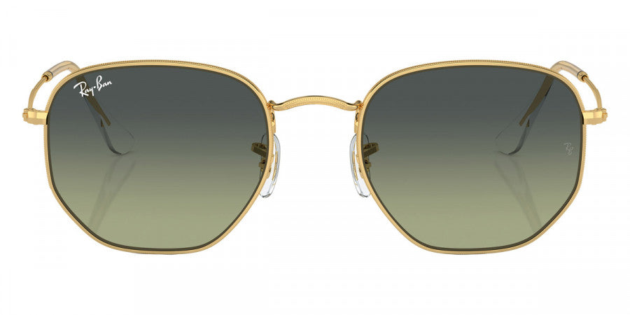 RAY-BAN SUNGLASSES HEXAGONAL - RB3548 001/BH 51 - Gold