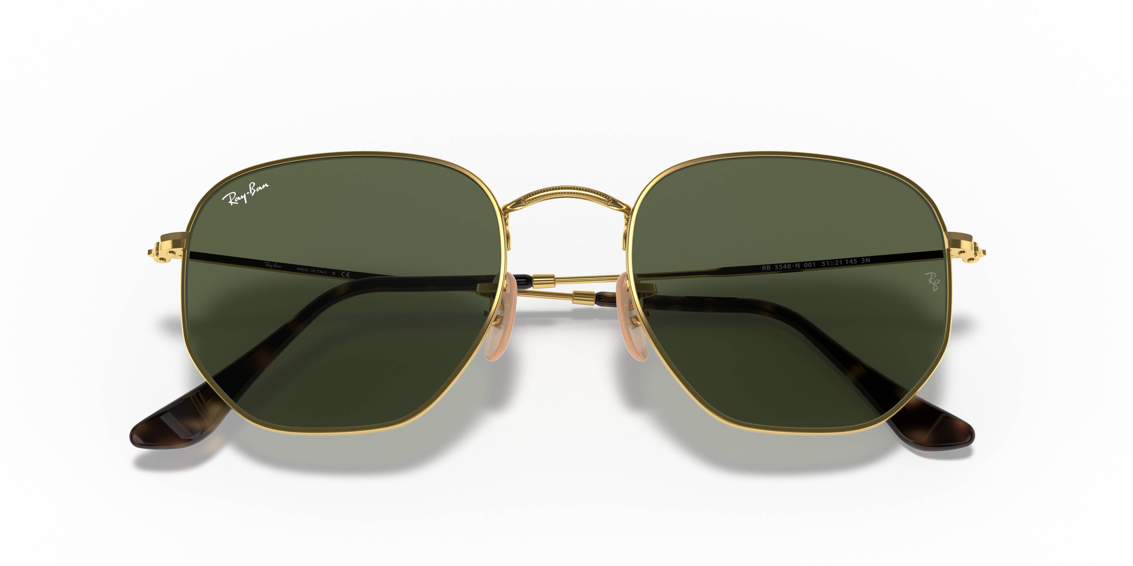RAY-BAN SUNGLASSES HEXAGONAL - RB3548N 001 54