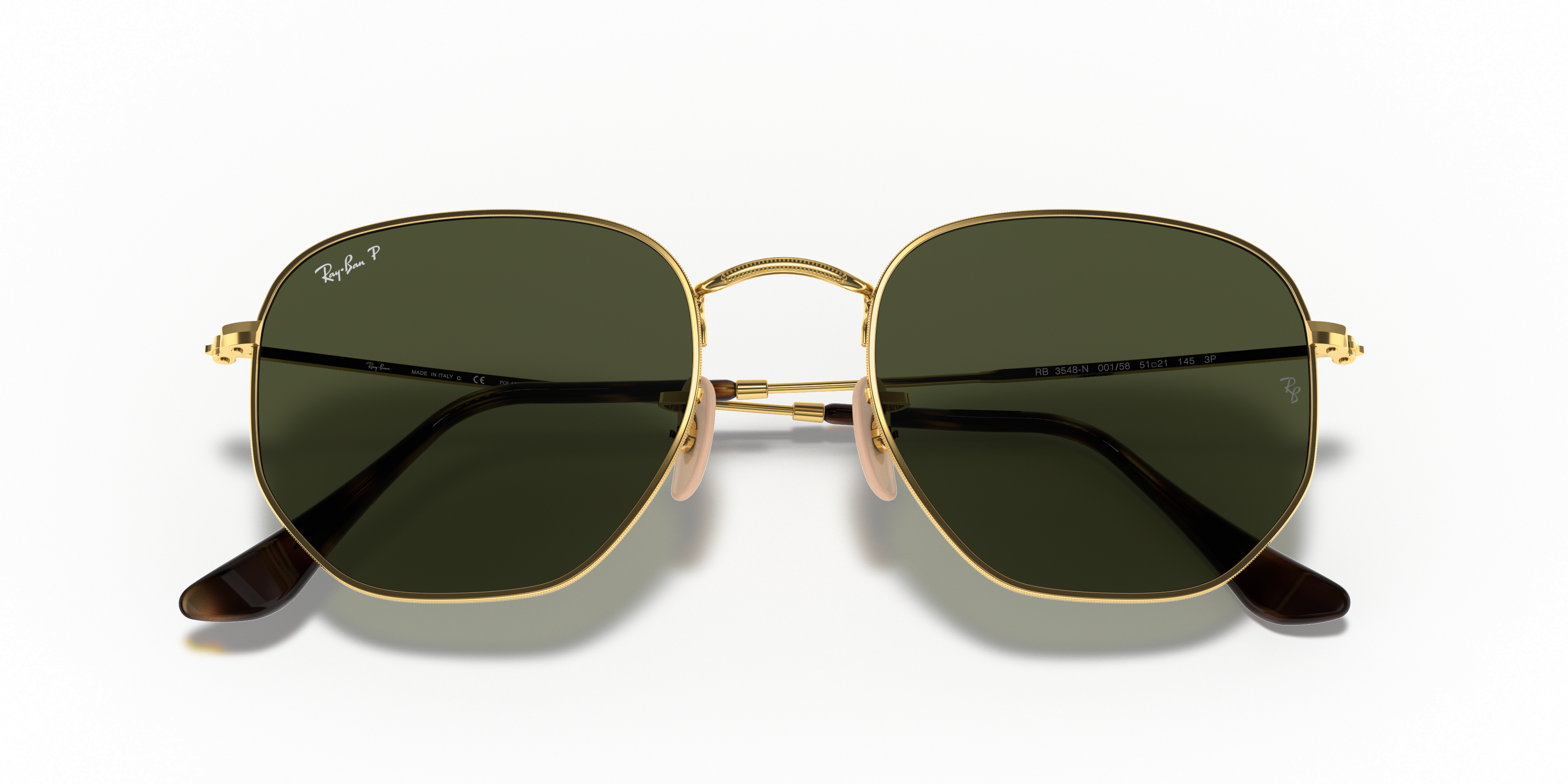 RAY-BAN SUNGLASSES HEXAGONAL - RB3548N 001/58 51