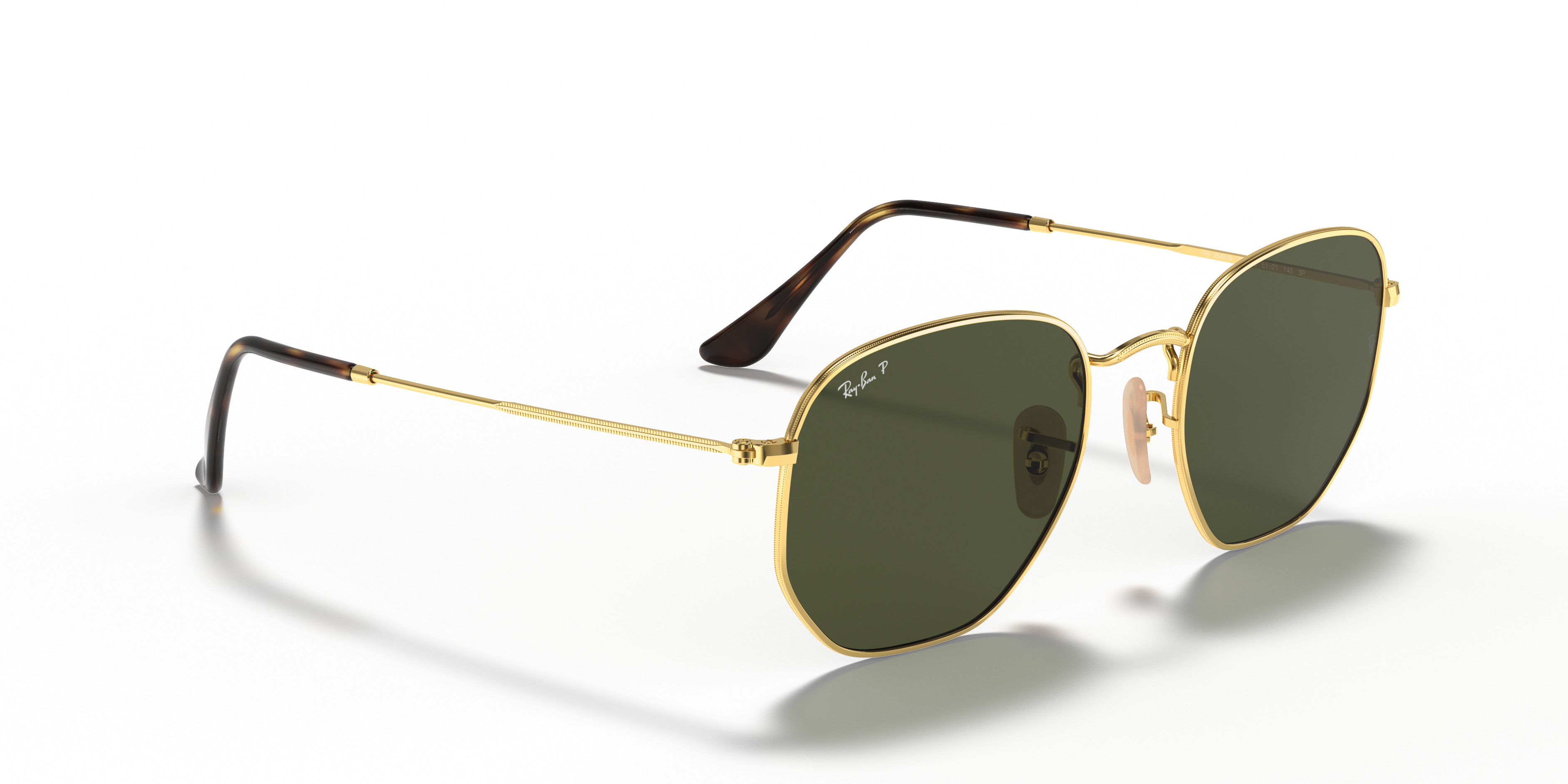 RAY-BAN SUNGLASSES HEXAGONAL - RB3548N 001/58 51