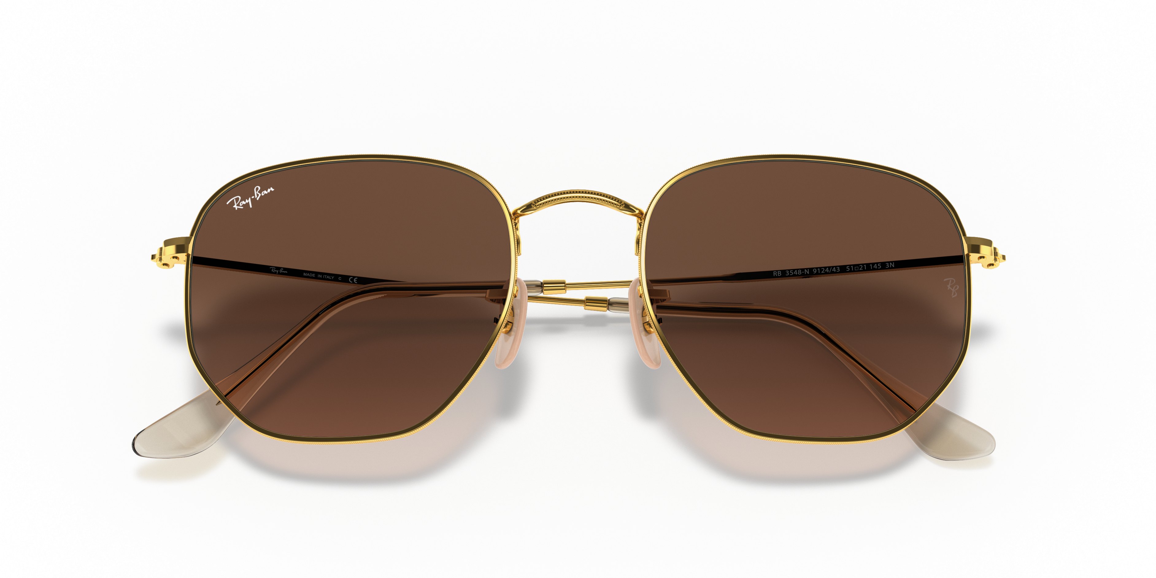 RAY-BAN SUNGLASSES HEXAGONAL - RB3548N 912443 51