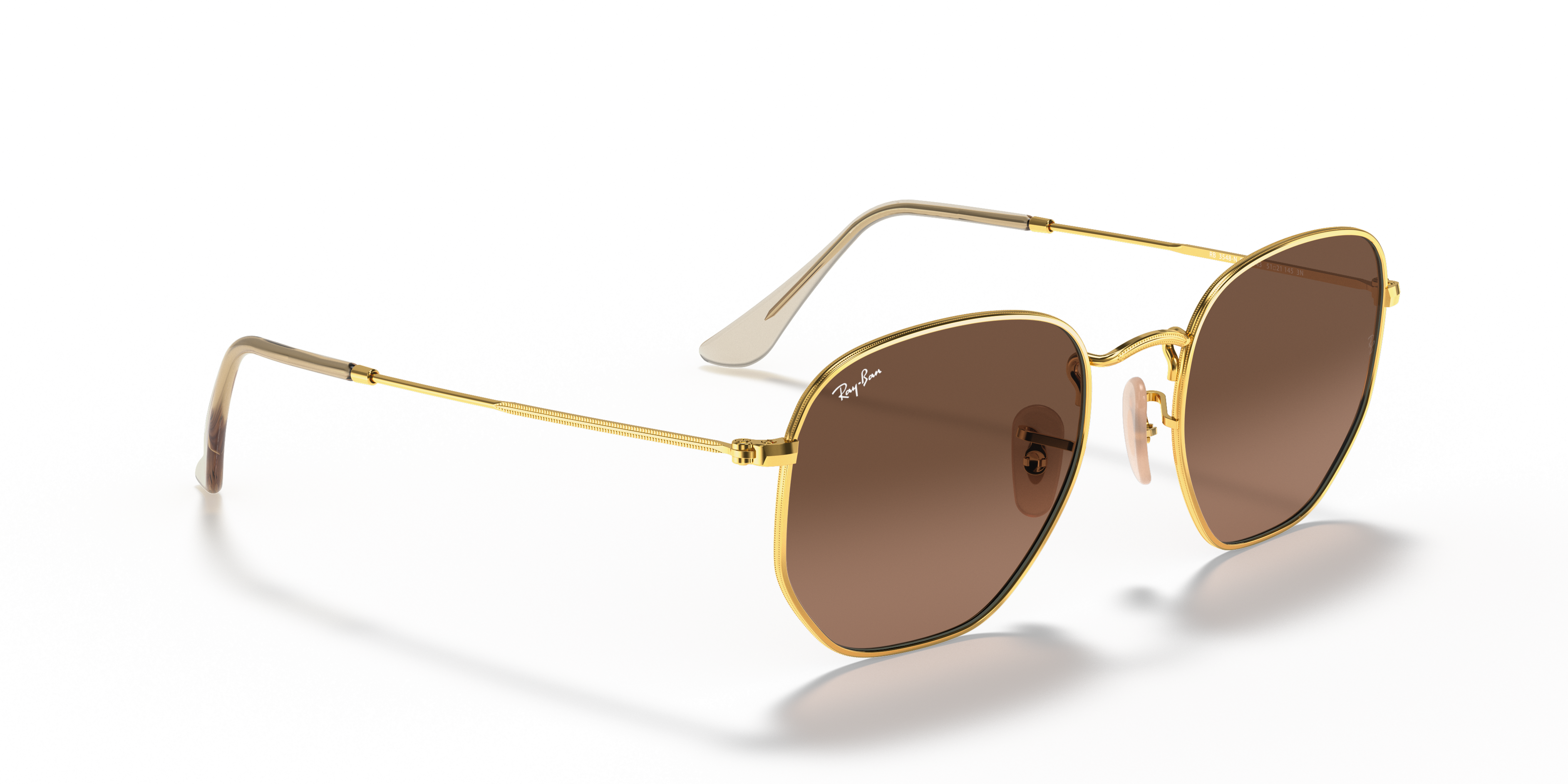 RAY-BAN SUNGLASSES HEXAGONAL - RB3548N 912443 51