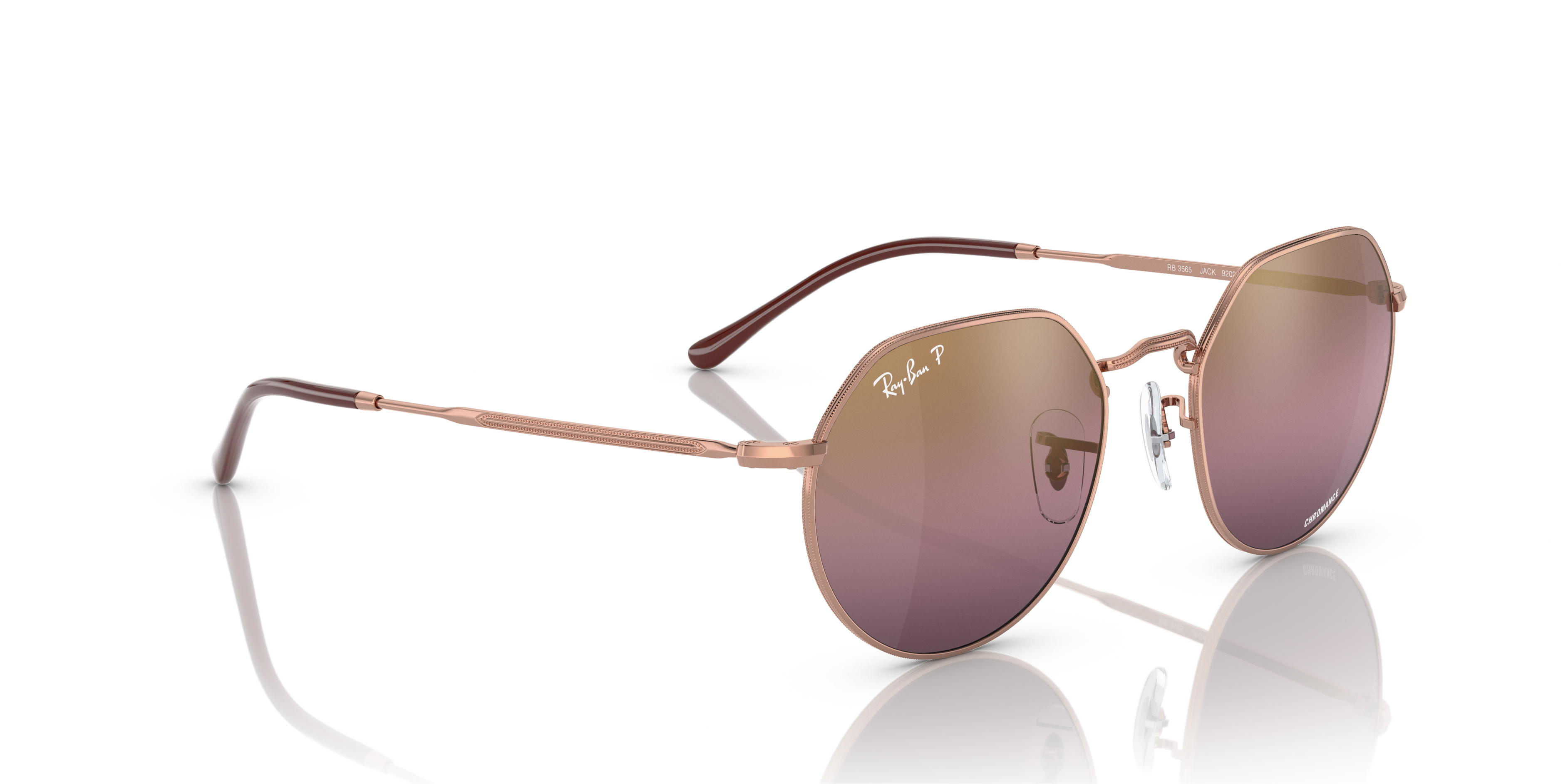 RAY-BAN SUNGLASSES JACK - RB3565 9202G9 53