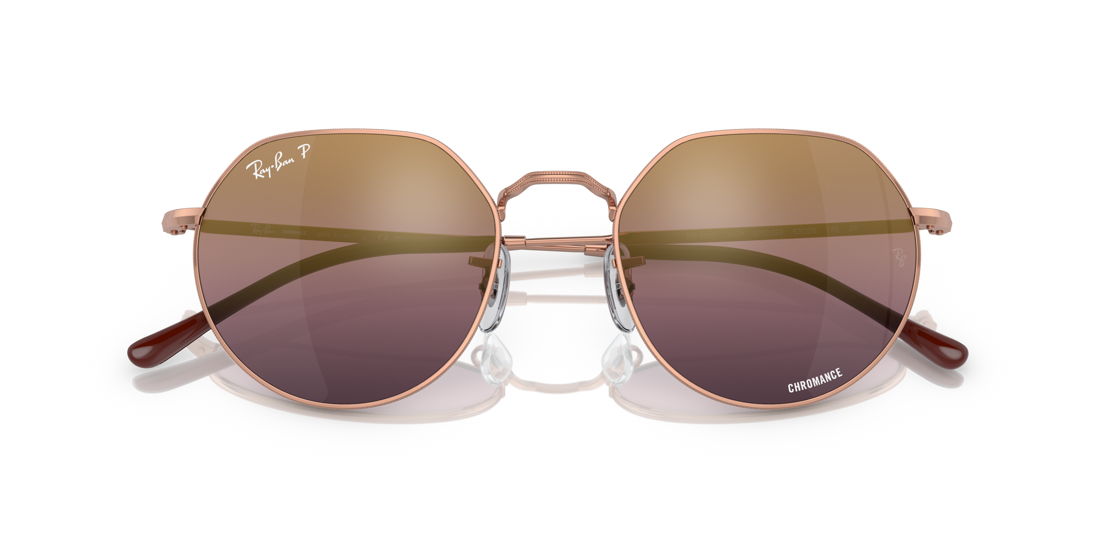 RAY-BAN SUNGLASSES JACK - RB3565 9202G9 53