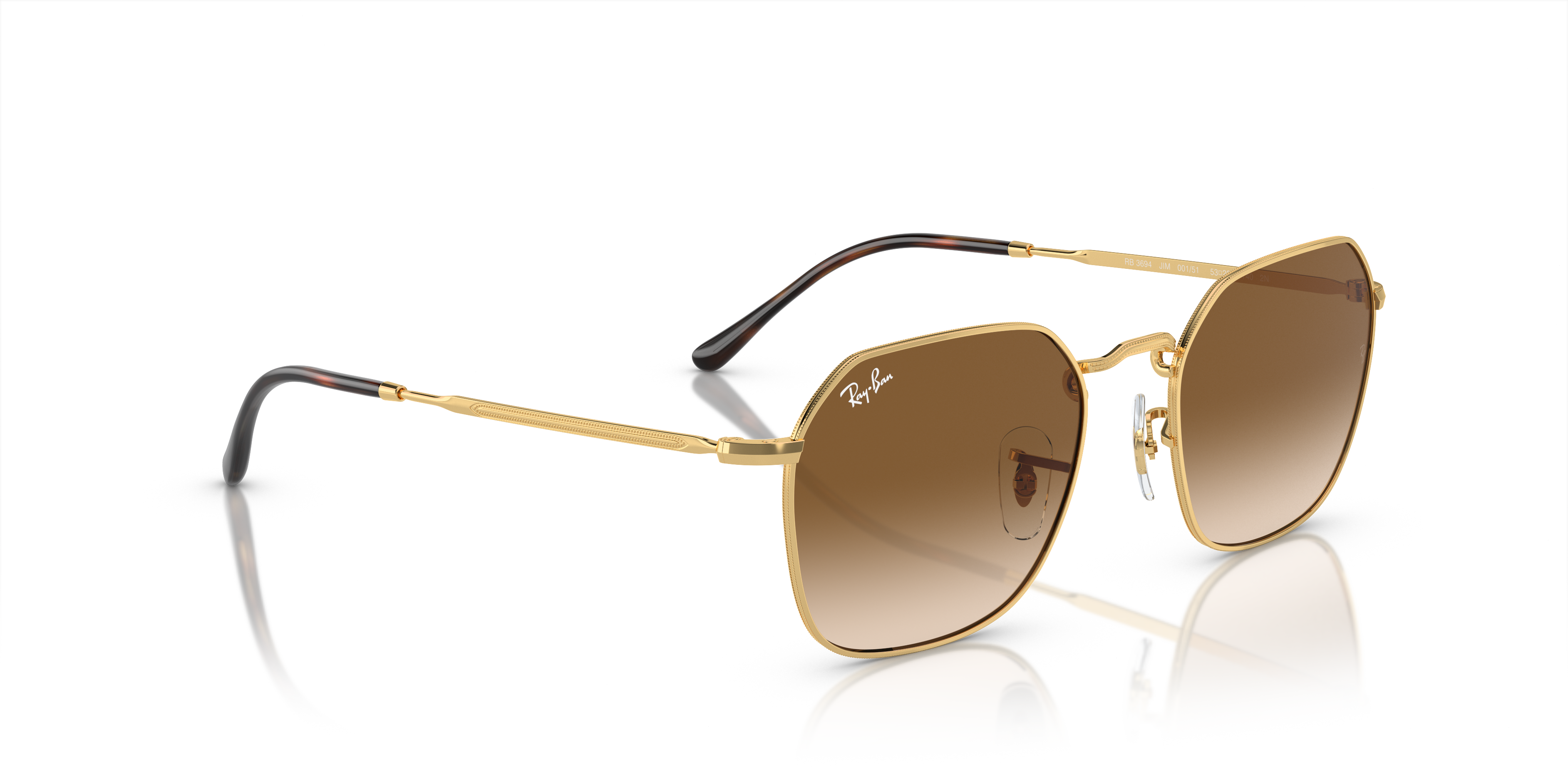 RAY-BAN SUNGLASSES JIM - RB3694 001/51 53