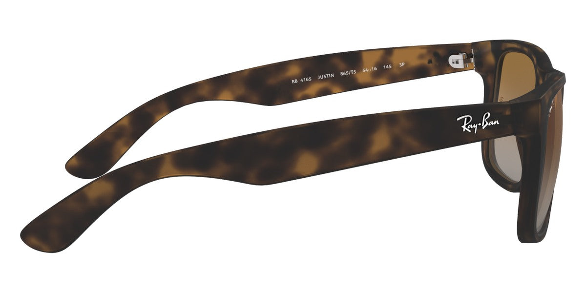 RAY-BAN SUNGLASSES JUSTIN - RB4165 865/T5 55 - Rubber Havana