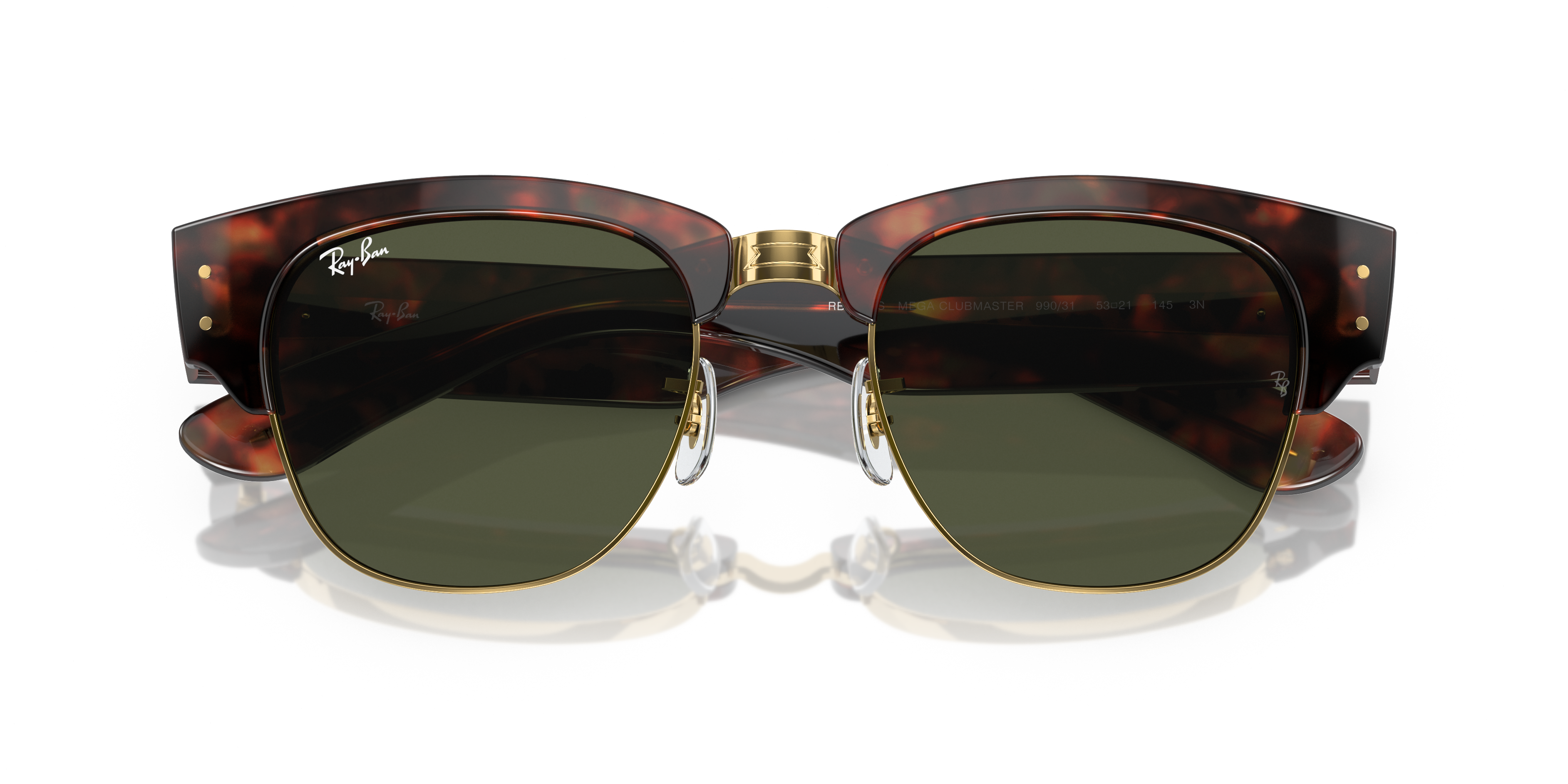 RAY-BAN SUNGLASSES MEGA CLUBMASTER - RB0316S 990/31 53