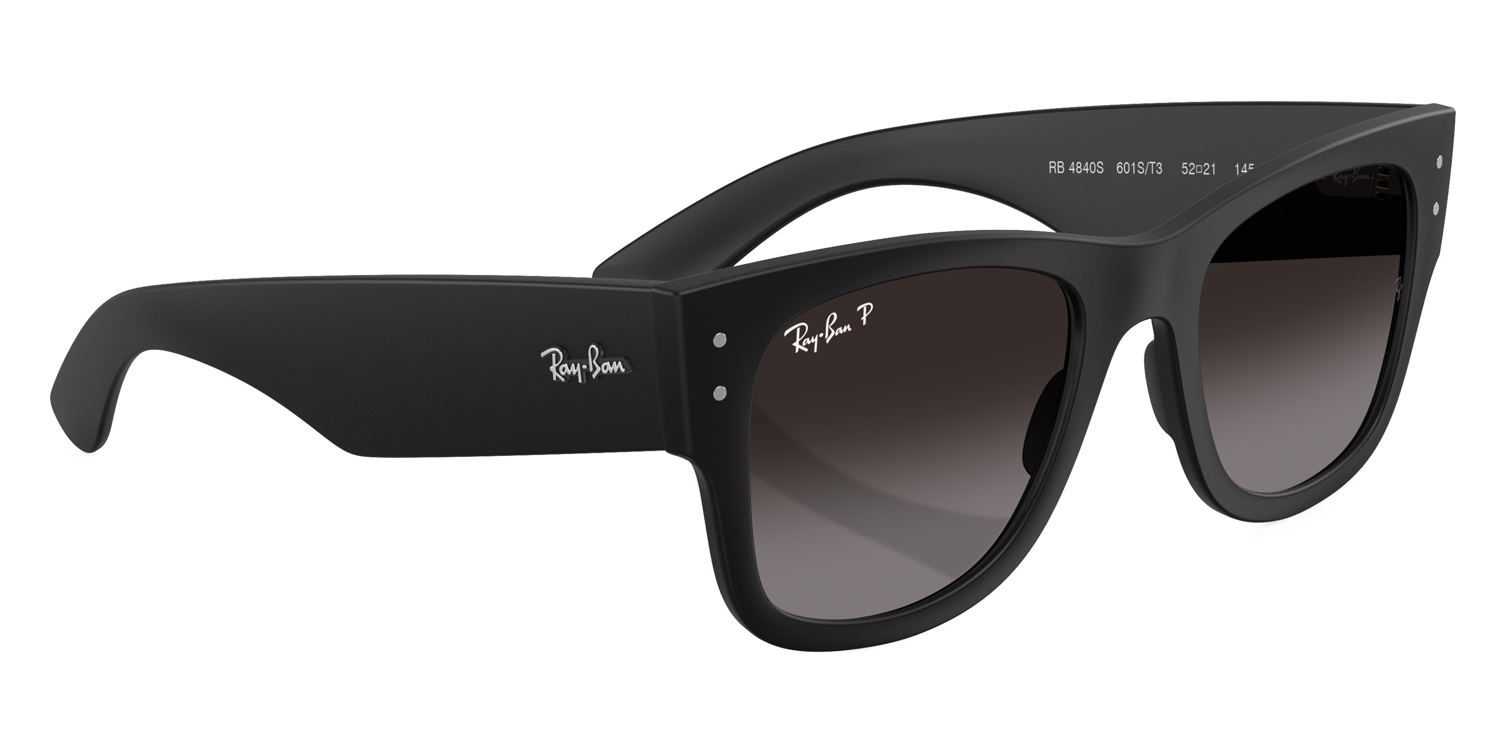 RAY-BAN SUNGLASSES MEGA WAYFARER LITEFORCE - RB4840S 601ST3 52 - Sand Black