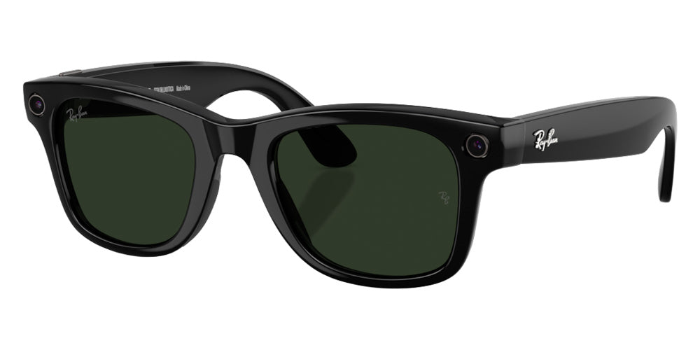 小物 Ray-Ban  Wayfarer Gen 2 Shiny Black RAY-BAN META SUNGLASSES WAYFARER (GEN 2) - RW4012 601/1M 53 - Shiny Bl