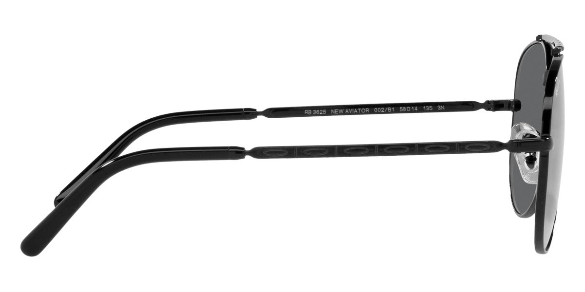 RAY-BAN SUNGLASSES NEW AVIATOR - RB3625 002/B1 62 - Black