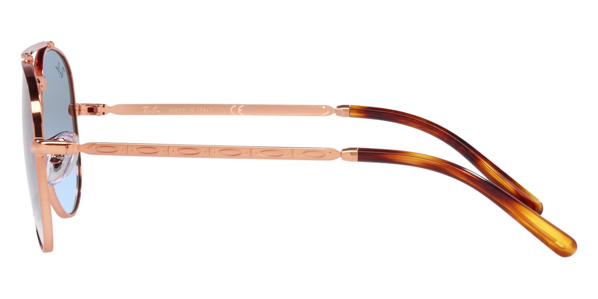 RAY-BAN SUNGLASSES NEW AVIATOR - RB3625 92023F 55 - Rose Gold