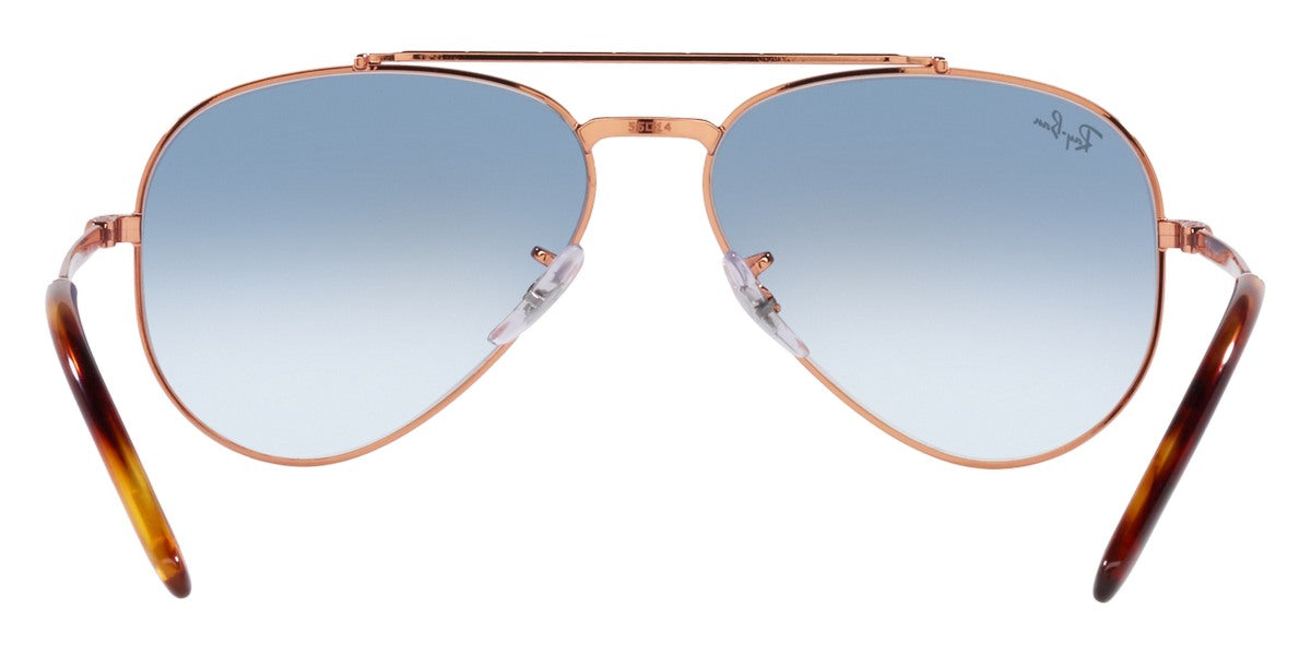 RAY-BAN SUNGLASSES NEW AVIATOR - RB3625 92023F 55 - Rose Gold