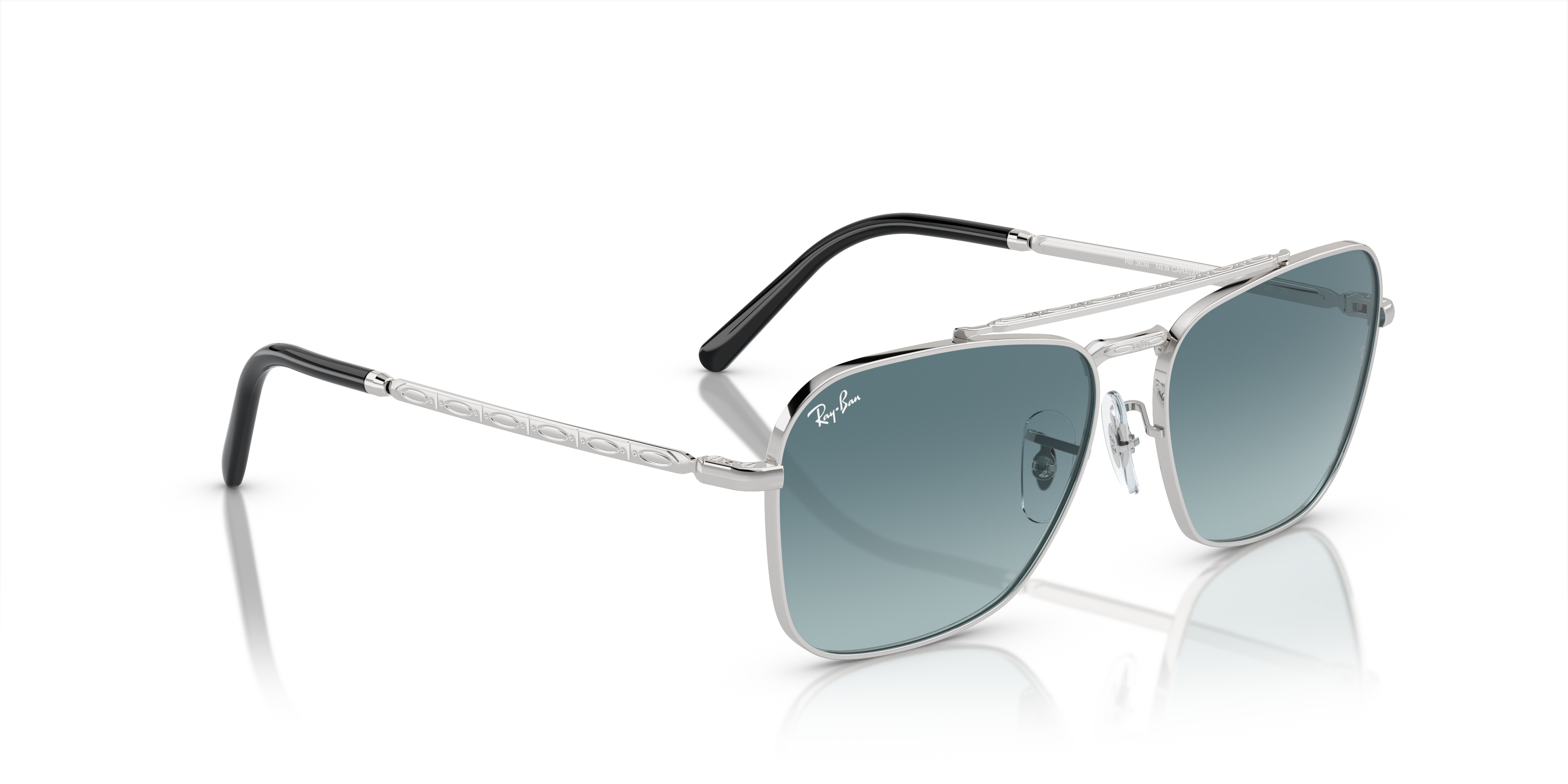 RAY-BAN SUNGLASSES NEW CARAVAN - RB3636 003/3M 58