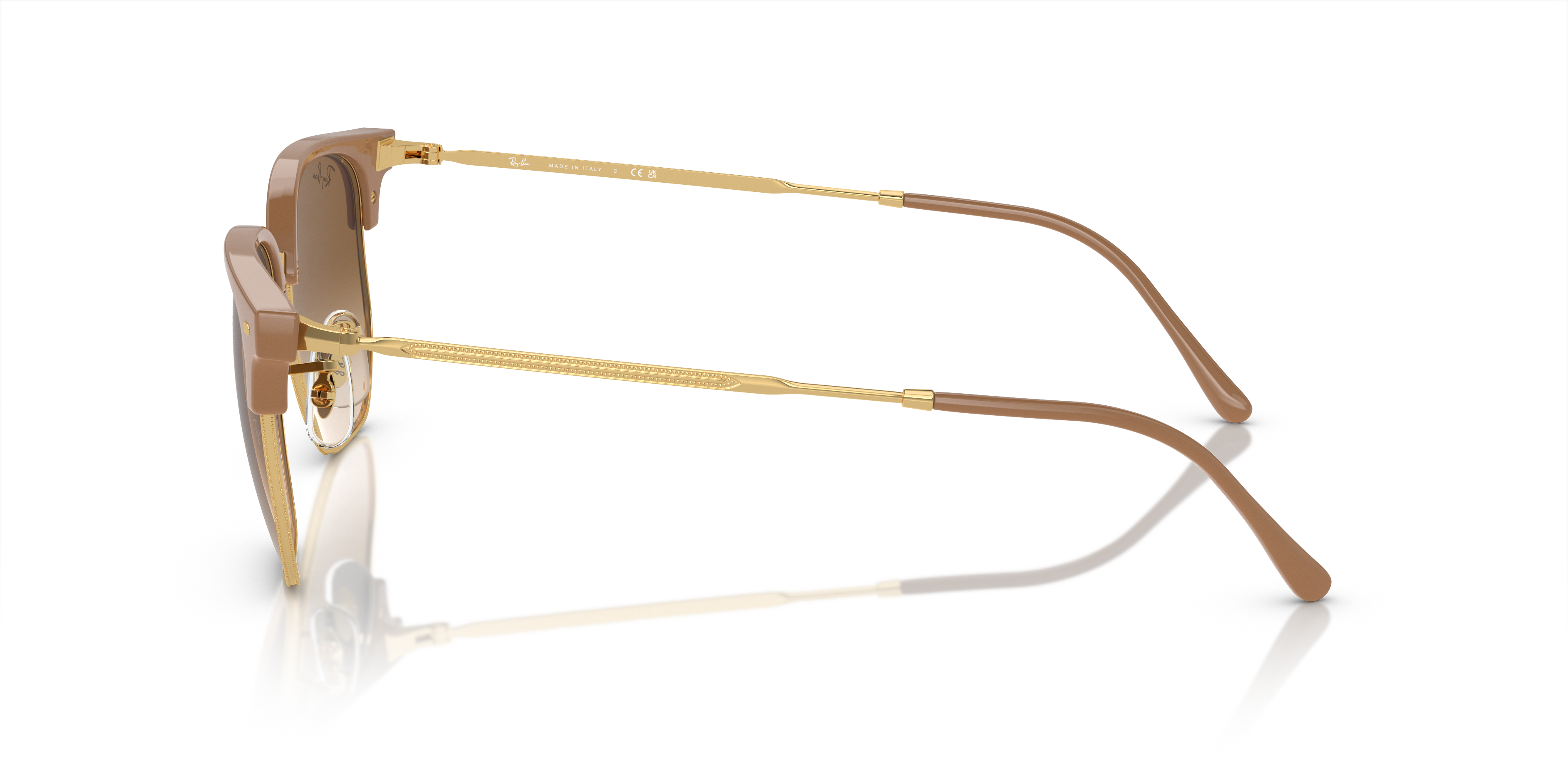 RAY-BAN SUNGLASSES NEW CLUBMASTER - RB4416 672151 53