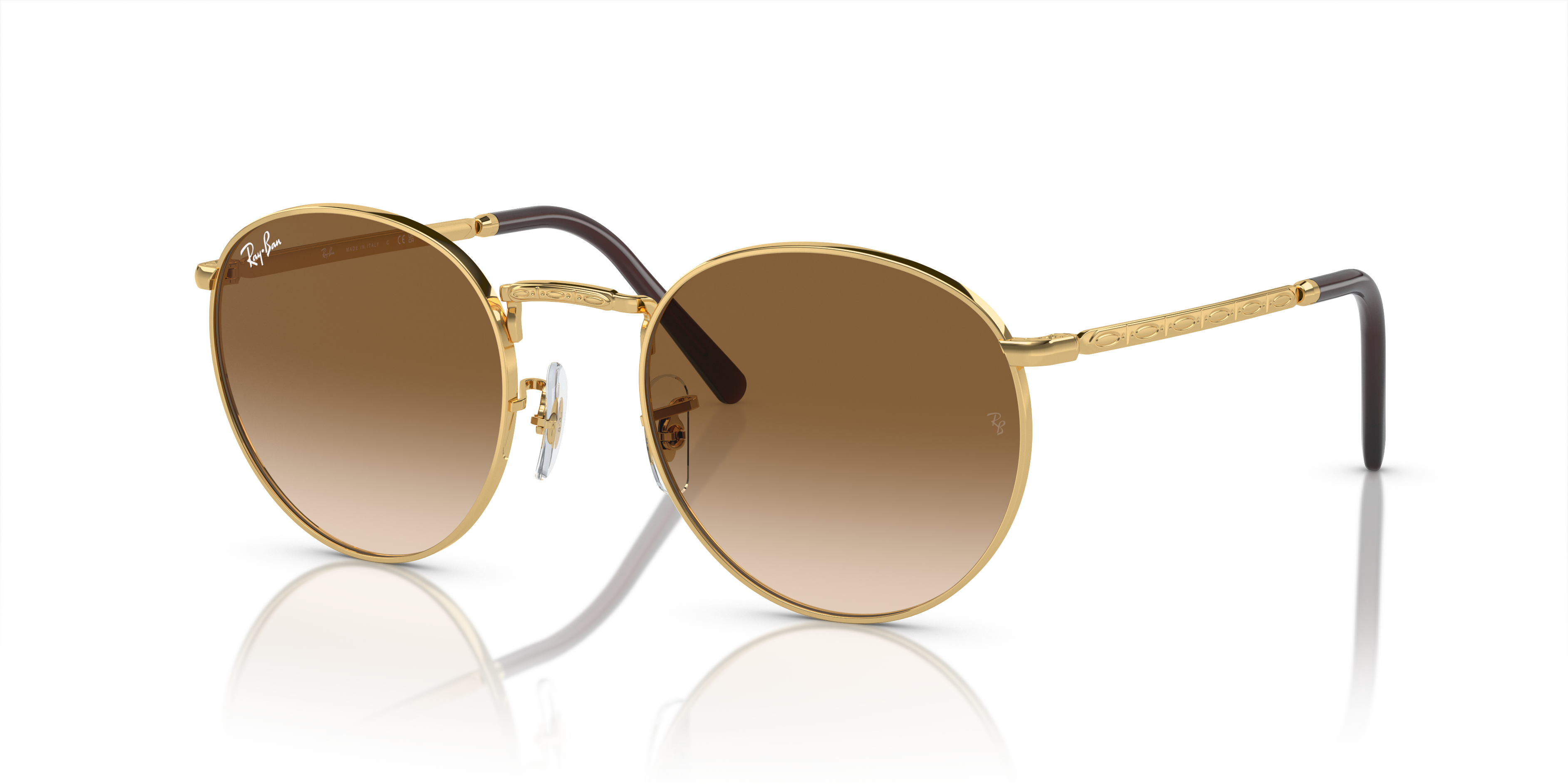 RAY-BAN SUNGLASSES NEW ROUND - RB3637 001/51 53