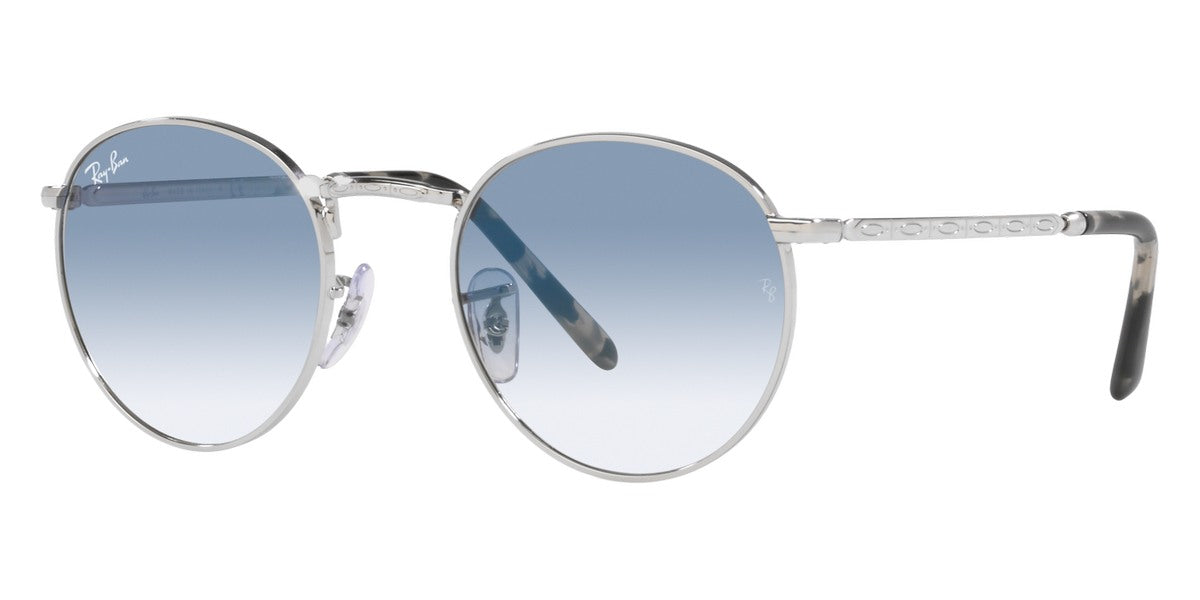 RAY-BAN SUNGLASSES NEW ROUND - RB3637 003/3F 53 - Silver