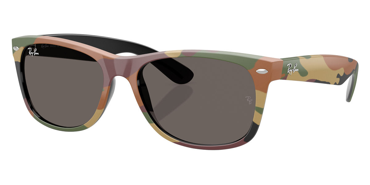 RAY-BAN SUNGLASSES NEW WAYFARER - RB2132 6822B1 55 - Black and Green Camouflage