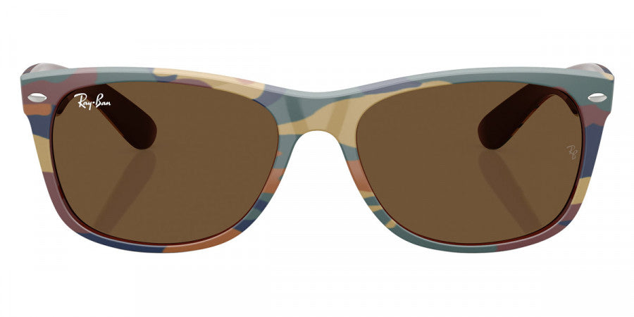 RAY-BAN SUNGLASSES NEW WAYFARER - RB2132 682533 55 - Brown and Blue Camouflage