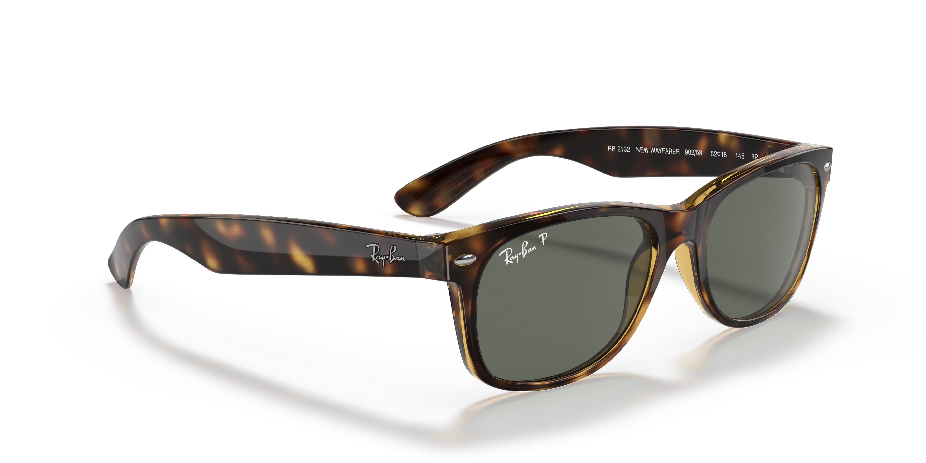 RAY-BAN SUNGLASSES NEW WAYFARER - RB2132 902/58 55