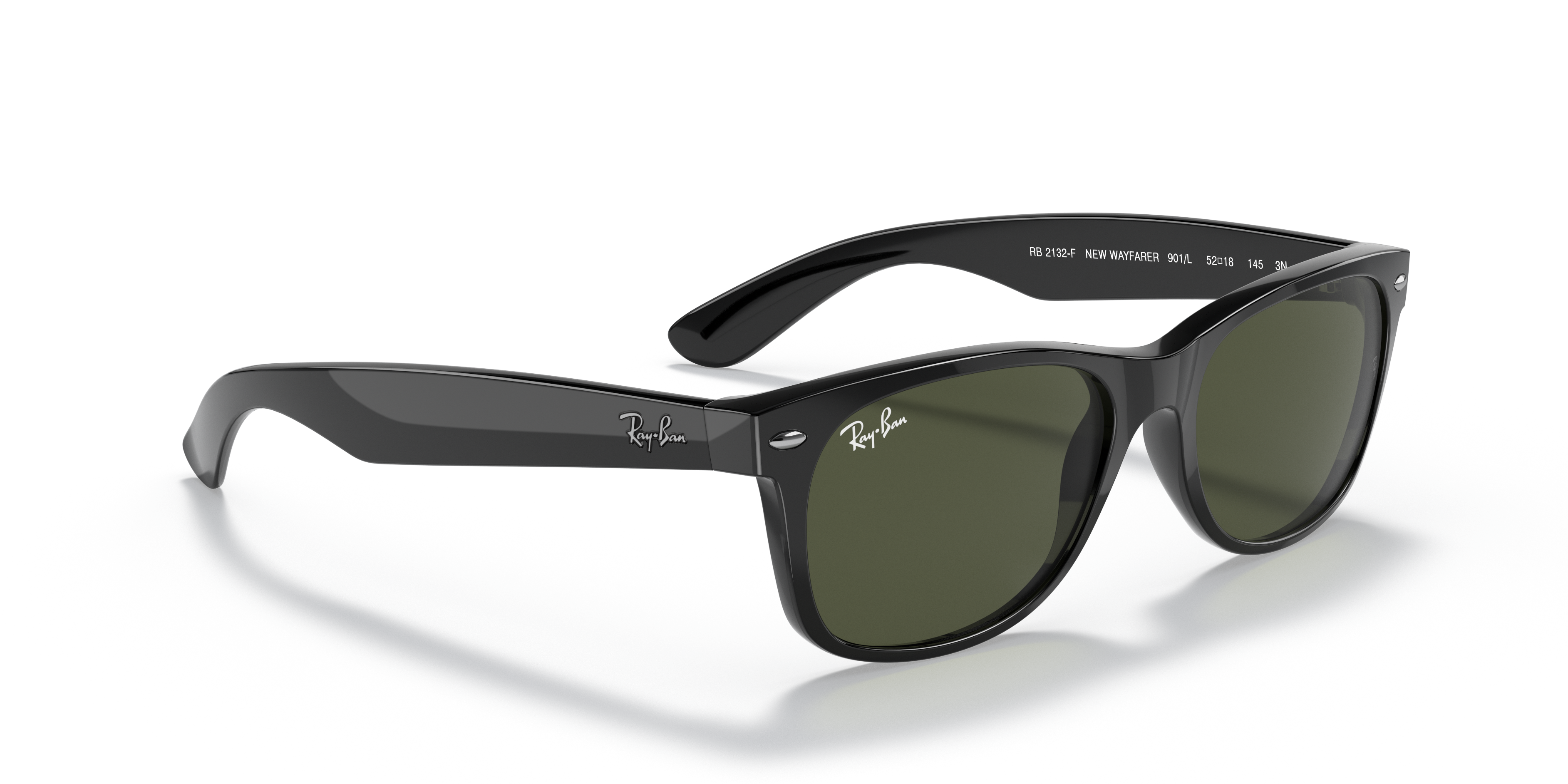 RAY-BAN SUNGLASSES NEW WAYFARER - RB2132F 901L 55
