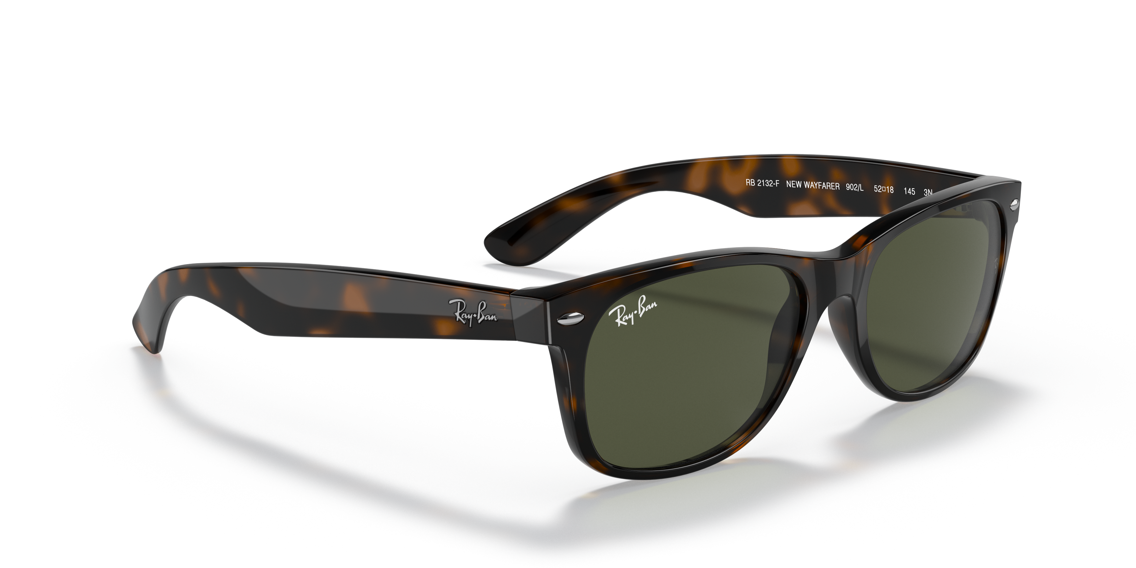 RAY-BAN SUNGLASSES NEW WAYFARER - RB2132F 902L 55