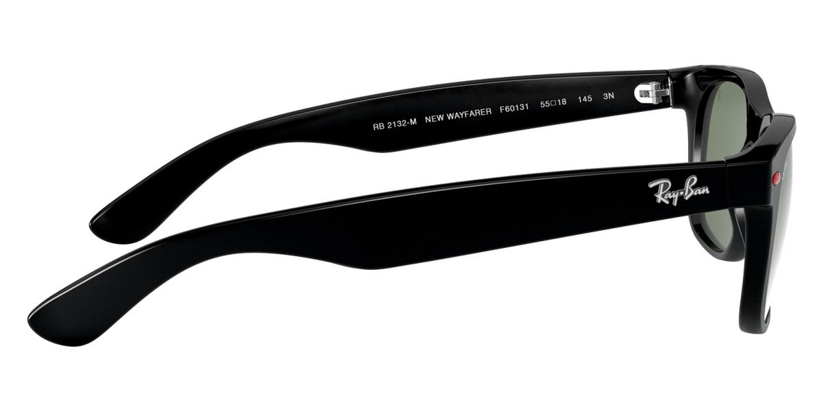 RAY-BAN SUNGLASSES NEW WAYFARER SCUDERIA FERRARI - RB2132M F60131 55 - Black