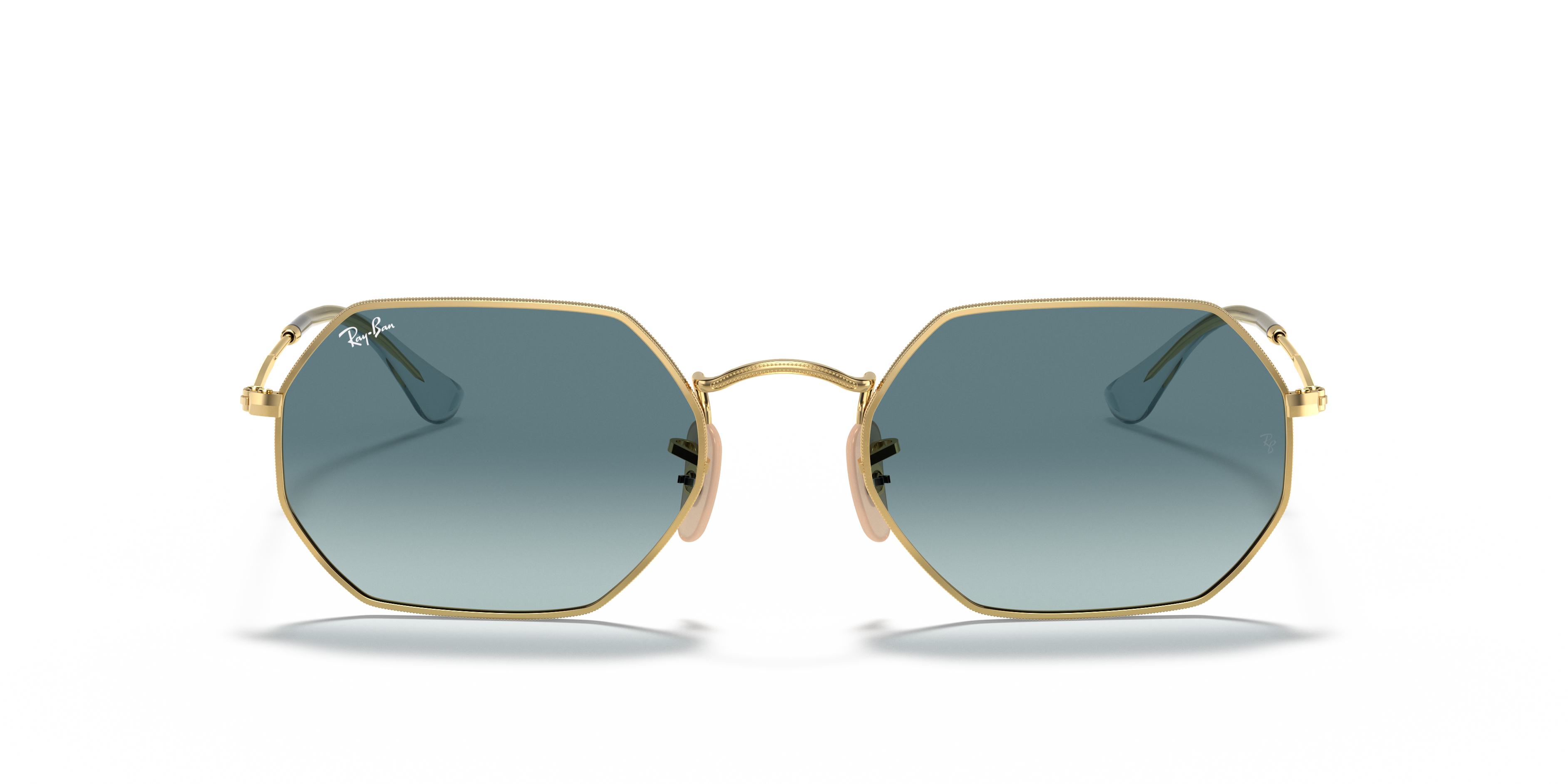 RAY-BAN SUNGLASSES OCTAGONAL - RB3556N 91233M 53