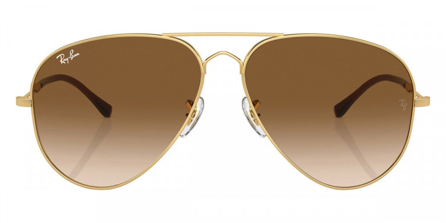 RAY-BAN SUNGLASSES OLD AVIATOR - RB3825 001/51 58 - Gold