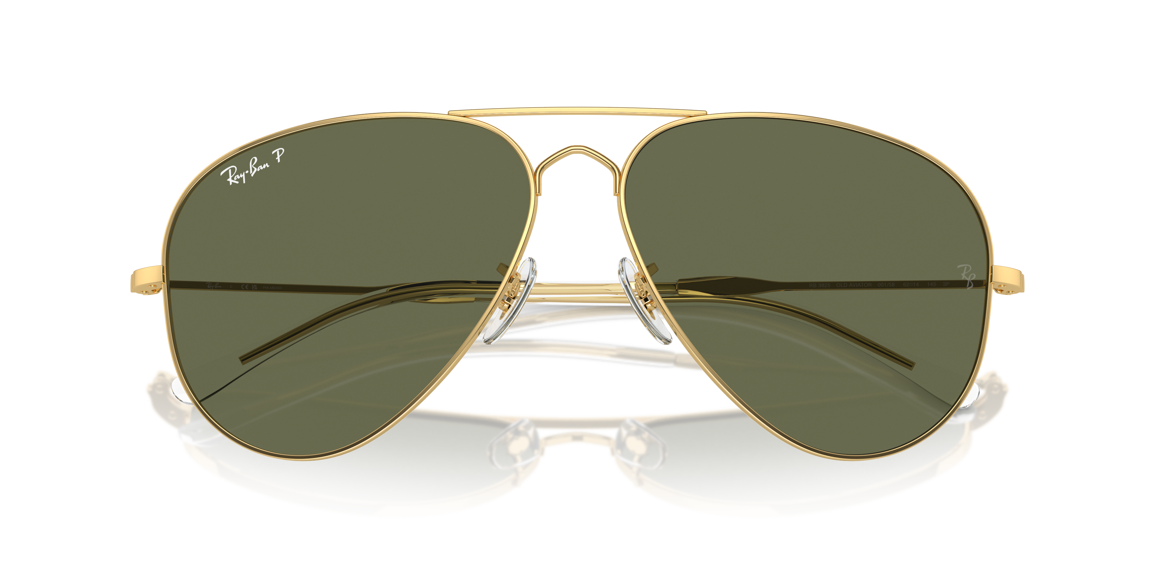 RAY-BAN SUNGLASSES OLD AVIATOR - RB3825 001/58 58
