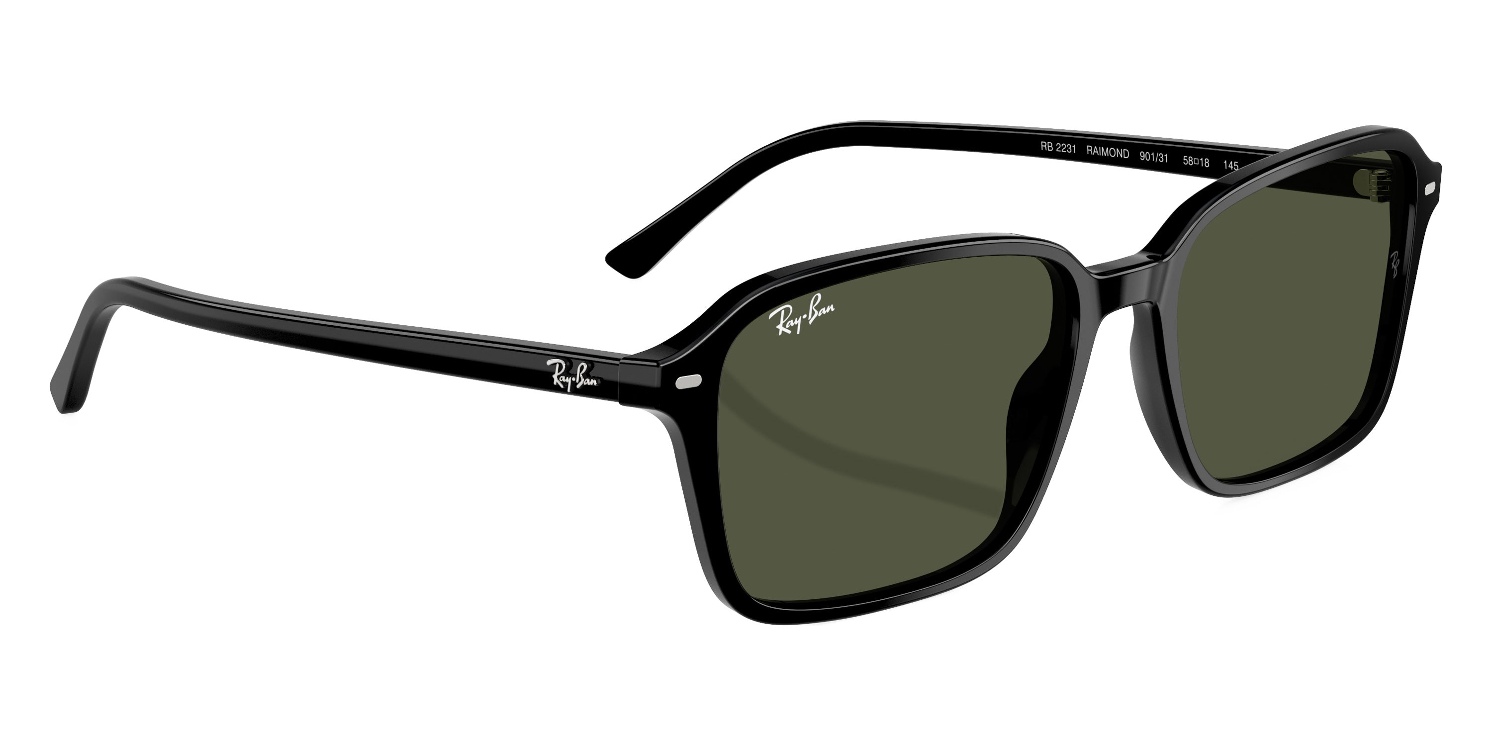 RAY-BAN SUNGLASSES RAIMOND - RB2231 901/31 56 - Black