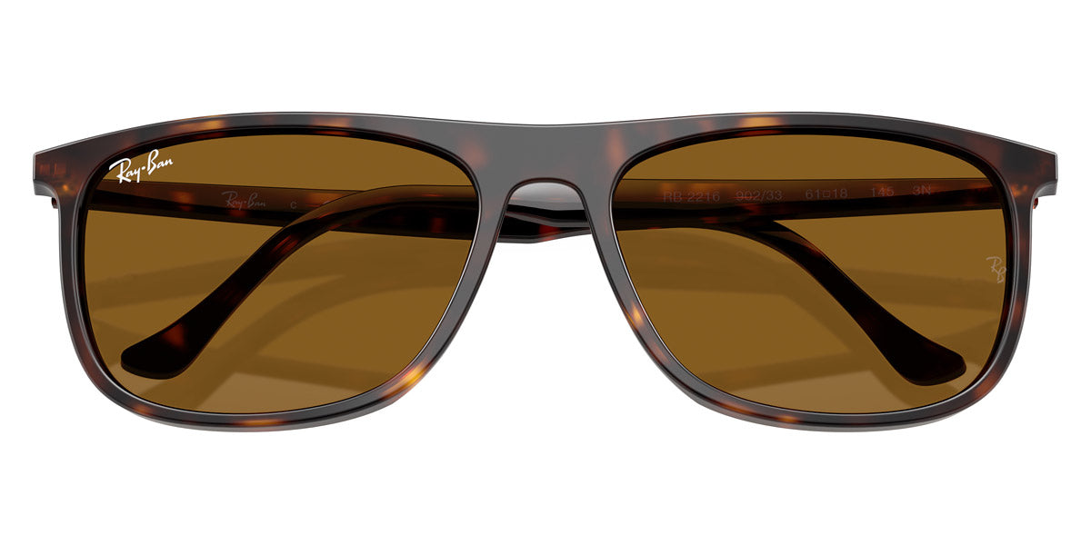 RAY-BAN SUNGLASSES - RB2216 902/33 58 - Havana