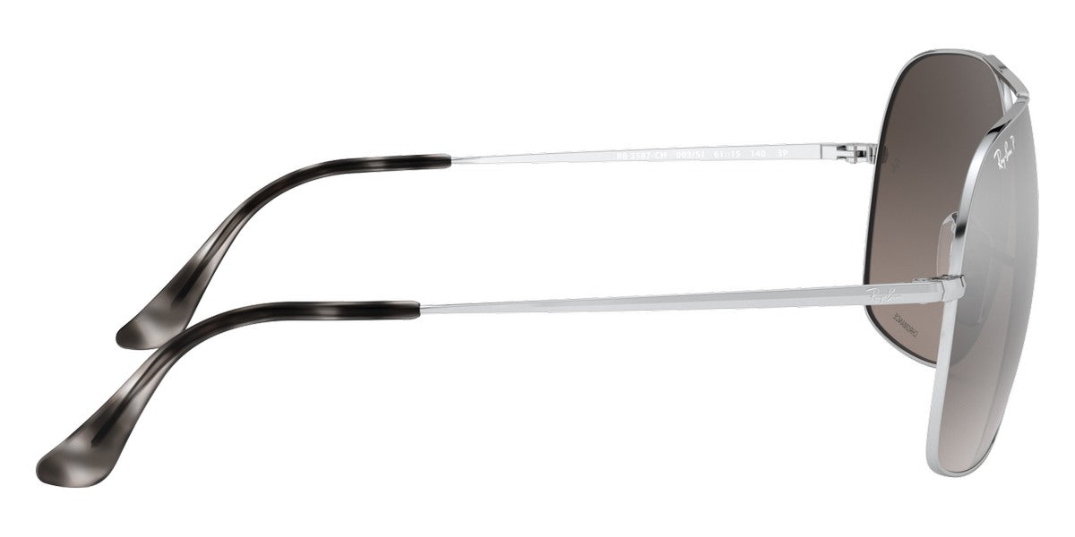 RAY-BAN SUNGLASSES - RB3587CH 003/5J 61 - Silver