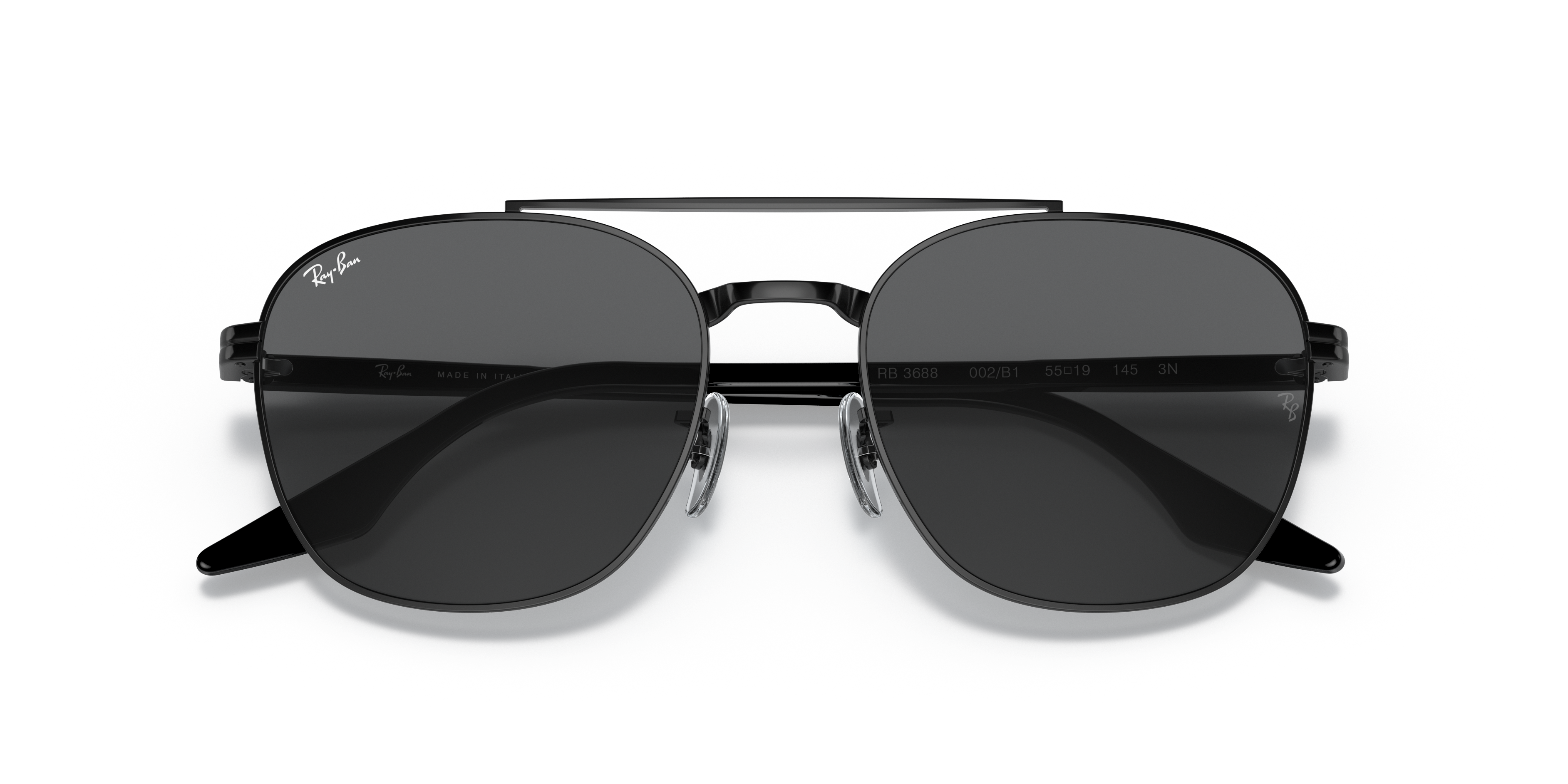 RAY-BAN SUNGLASSES - RB3688 002/B1 55